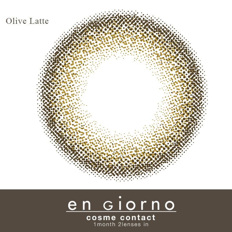 アンジョルノ　オリーブラテ　カラコン　マンスリー