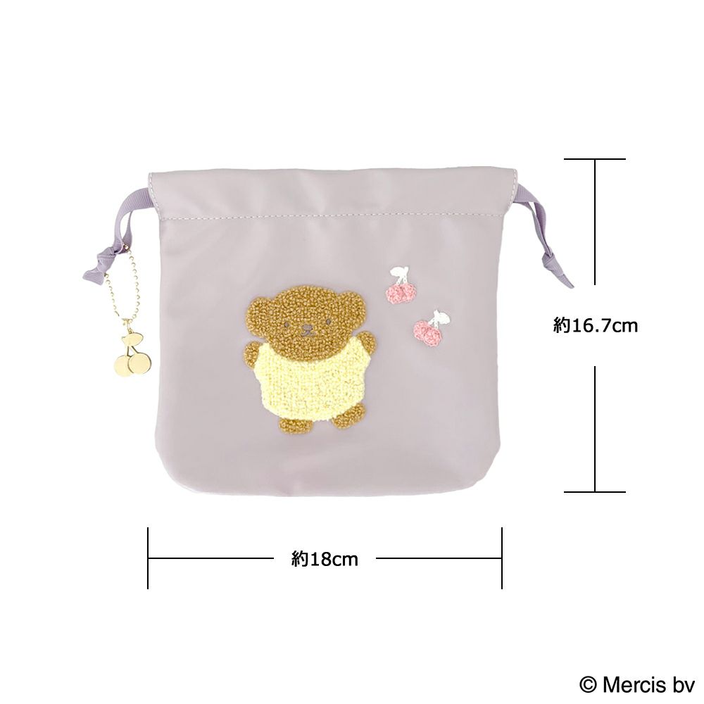 miffy ミッフィー シェニールシリーズ 巾着ポーチ＜ボリス＞ MF46405 | 粧美堂（しょうびどう）ONLINE STORE | 公式通販