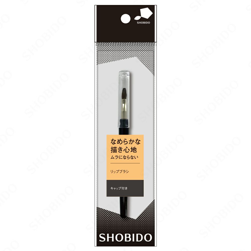 リップブラシ キャップ式 ( ブラック ) SPV46010 粧美堂 SHOBIDO
