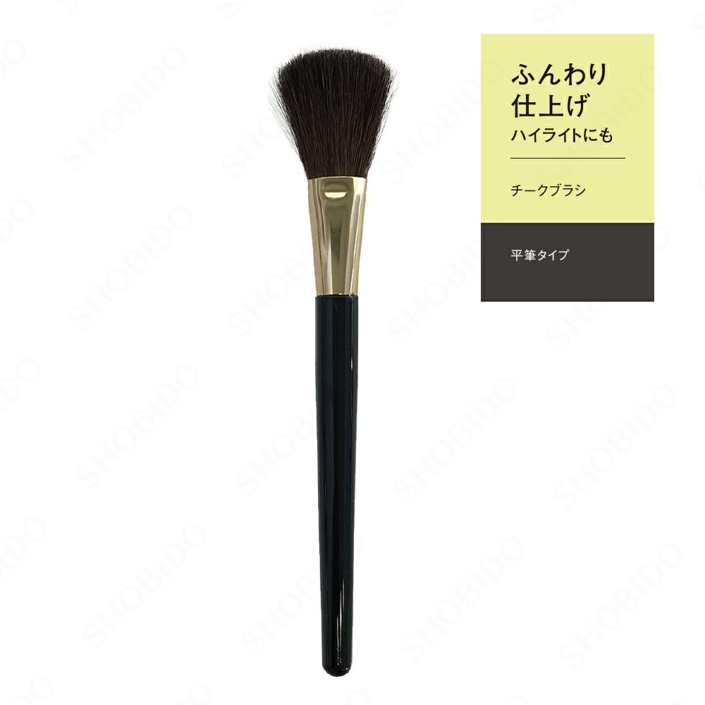 チークブラシ ( ブラック ) SPV71146 パウダーブラシ 美容 メイク 化粧
