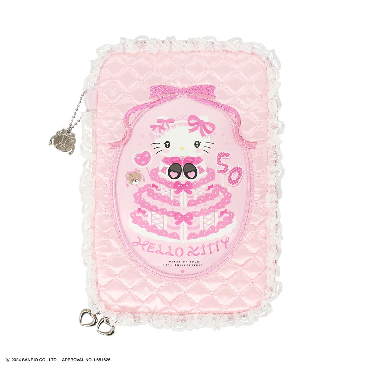 ハローキティ ピンクキルトシリーズ ＜ミニポーチ＞ KT24474 HELLO KITTY | 粧美堂（しょうびどう）ONLINE STORE |  公式通販