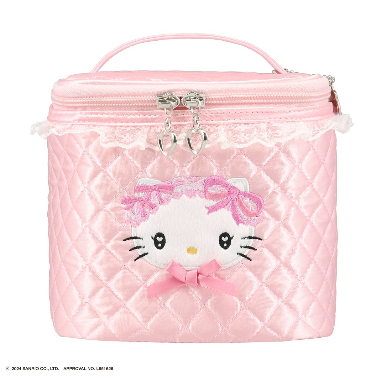 ハローキティ ピンクキルトシリーズ ＜アクセサリーケース＞ KT24477 HELLO KITTY | 粧美堂（しょうびどう）ONLINE STORE  | 公式通販