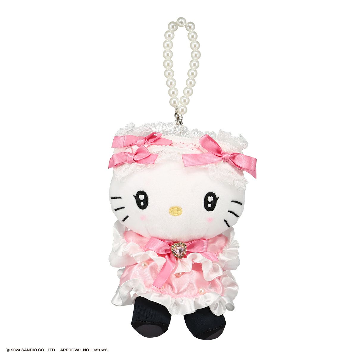 ハローキティ ピンクキルトシリーズ ＜ファブリックミラー＞ KT24473 HELLO KITTY | 粧美堂（しょうびどう）ONLINE STORE  | 公式通販