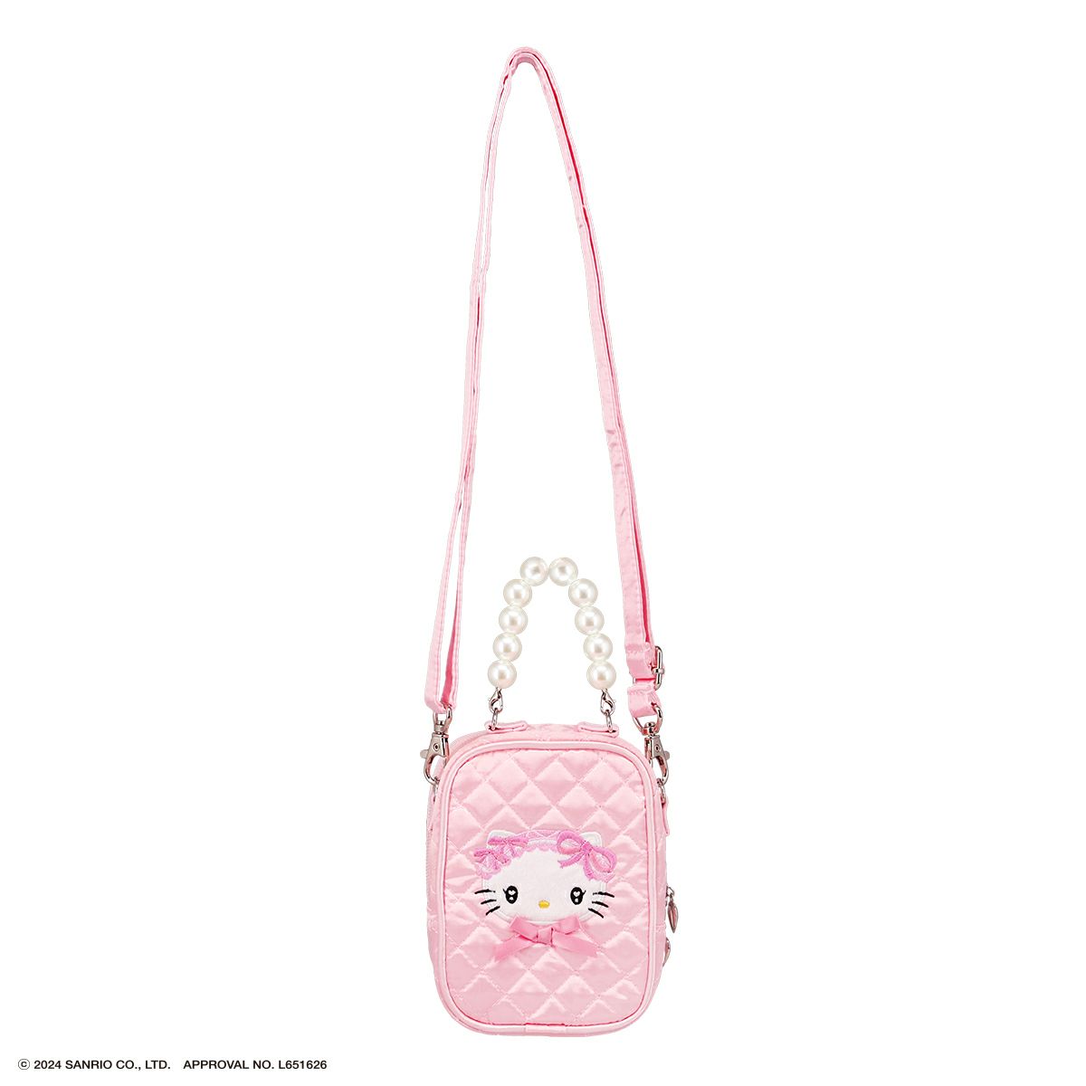 ハローキティ ピンクキルトシリーズ ＜ミニポーチ＞ KT24474 HELLO KITTY | 粧美堂（しょうびどう）ONLINE STORE |  公式通販