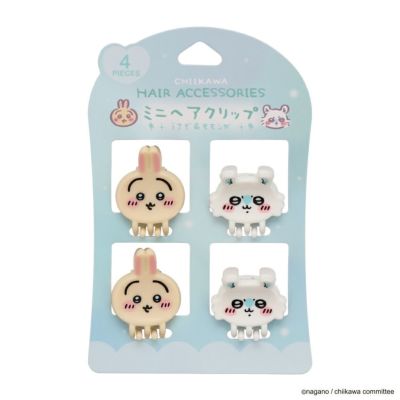 ちいかわ ミニヘアクリップ ＜うさぎ＆モモンガ＞ | SHOBIDO ONLINE STORE (粧美堂オンラインストア) | 公式通販