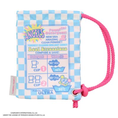 Amazon | ANGEL BLUE エンジェルブルー ふわふわ巾着ポーチ ver