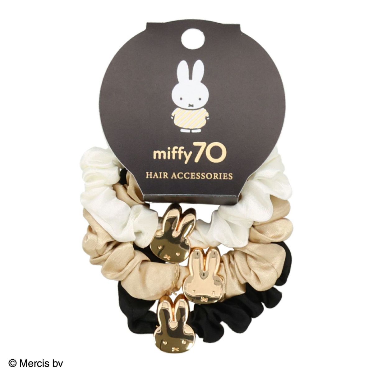 Dick Bruna Gold & Blackシリーズ サテンシュシュセット BLACK