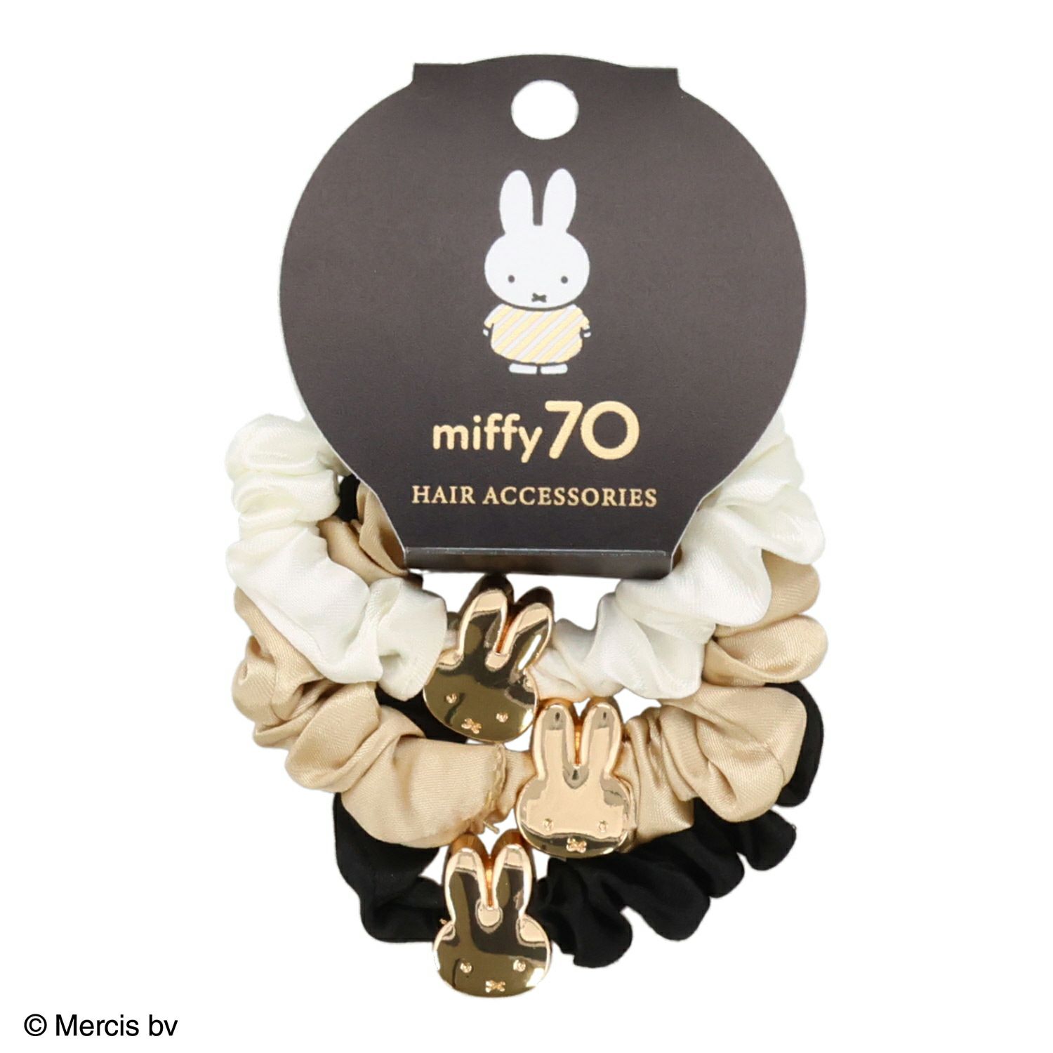 Dick Bruna Gold & Blackシリーズ サテンシュシュセット BLACK