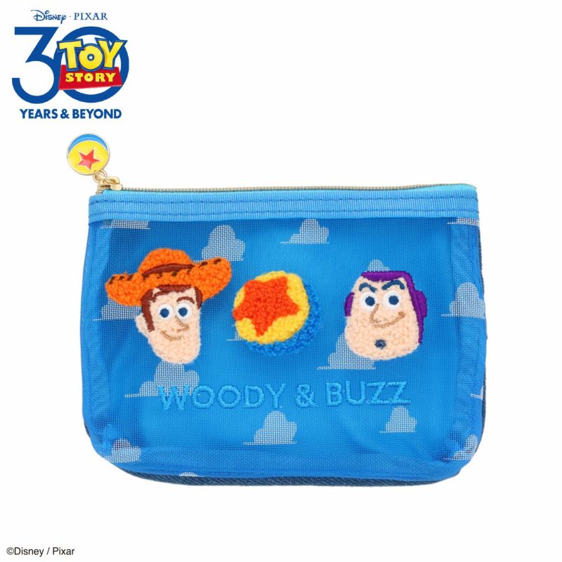 Disney TOY STORY デニムシリーズ ティッシュポーチ ウッディ＆バズライトイヤー
