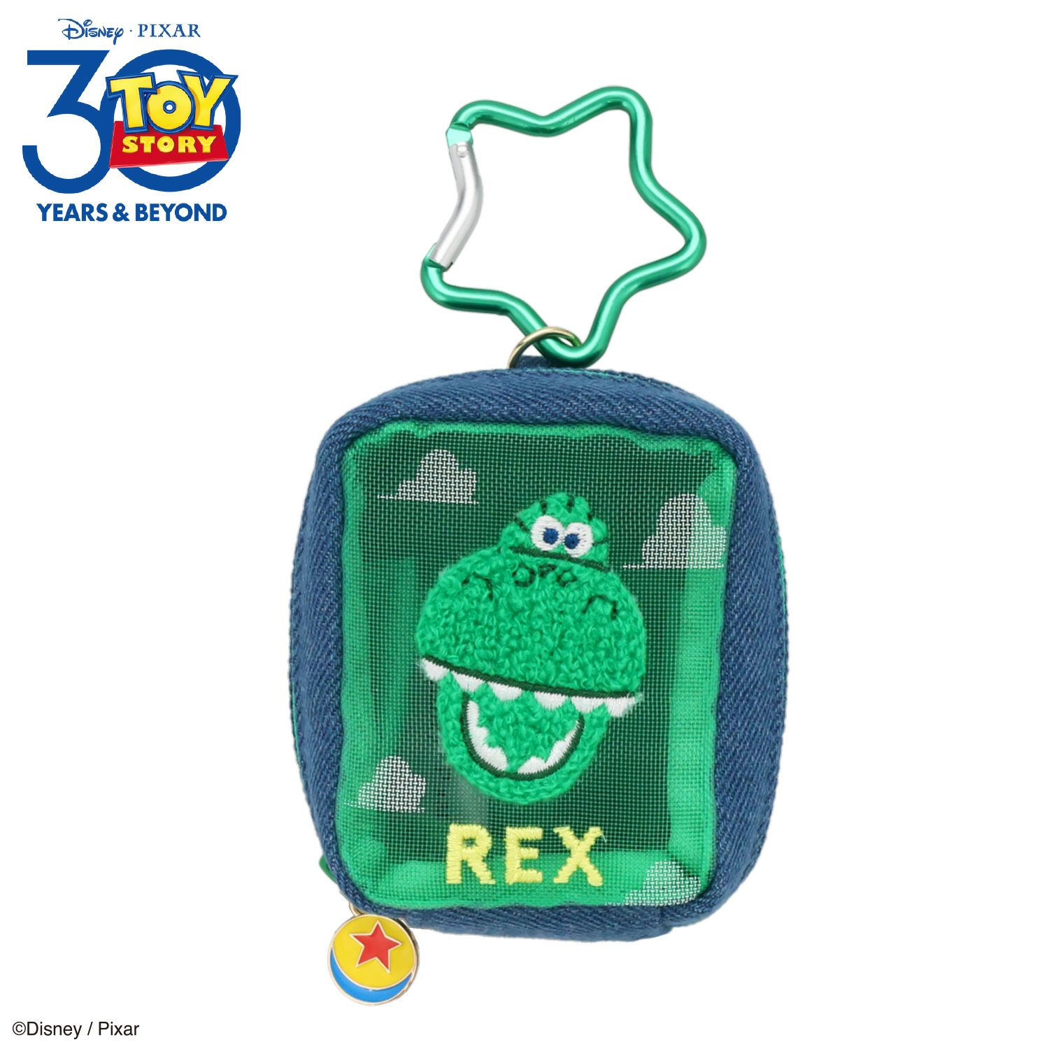 Disney TOY STORY デニムシリーズ ミニポーチ レックス
