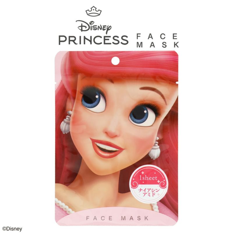 Disney PRINCESS フェイスマスク ＜アリエル＞
