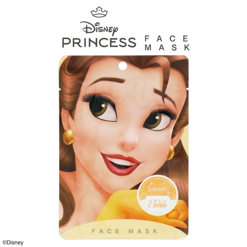 Disney PRINCESS フェイスマスク ＜ベル＞