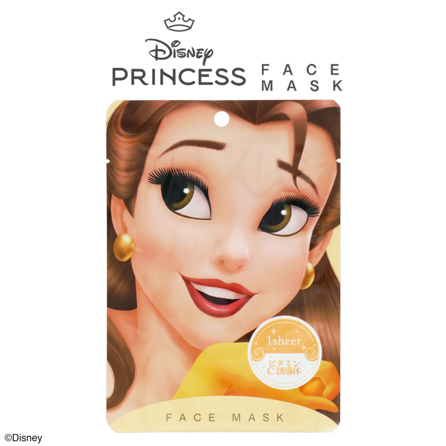 Disney PRINCESS フェイスマスク ＜ベル＞