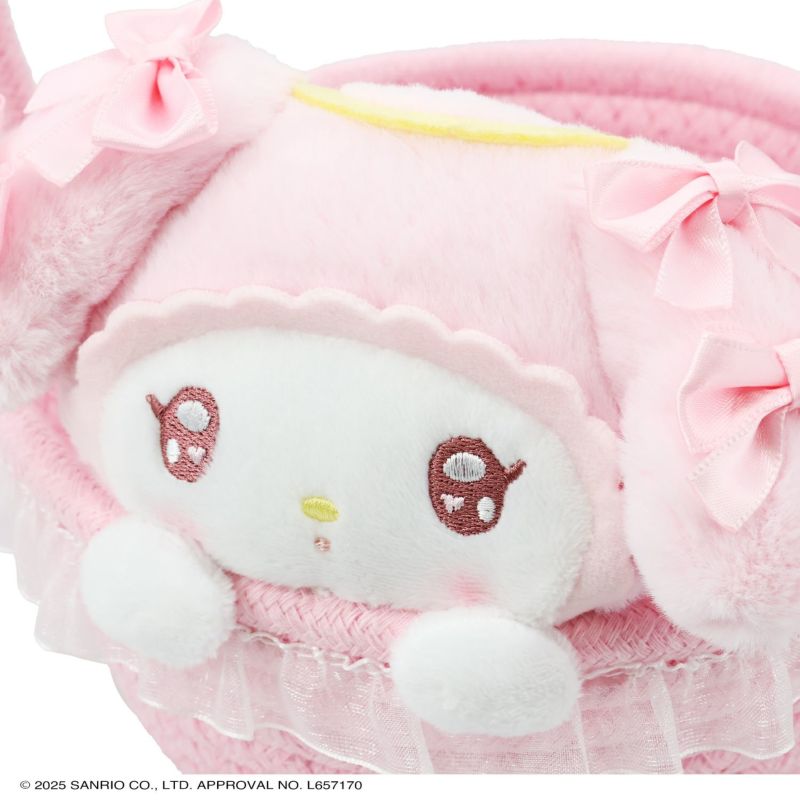 マイメロディ＆クロミ てんしとあくまシリーズ バスケット小物入れ ＜マイメロディ＞