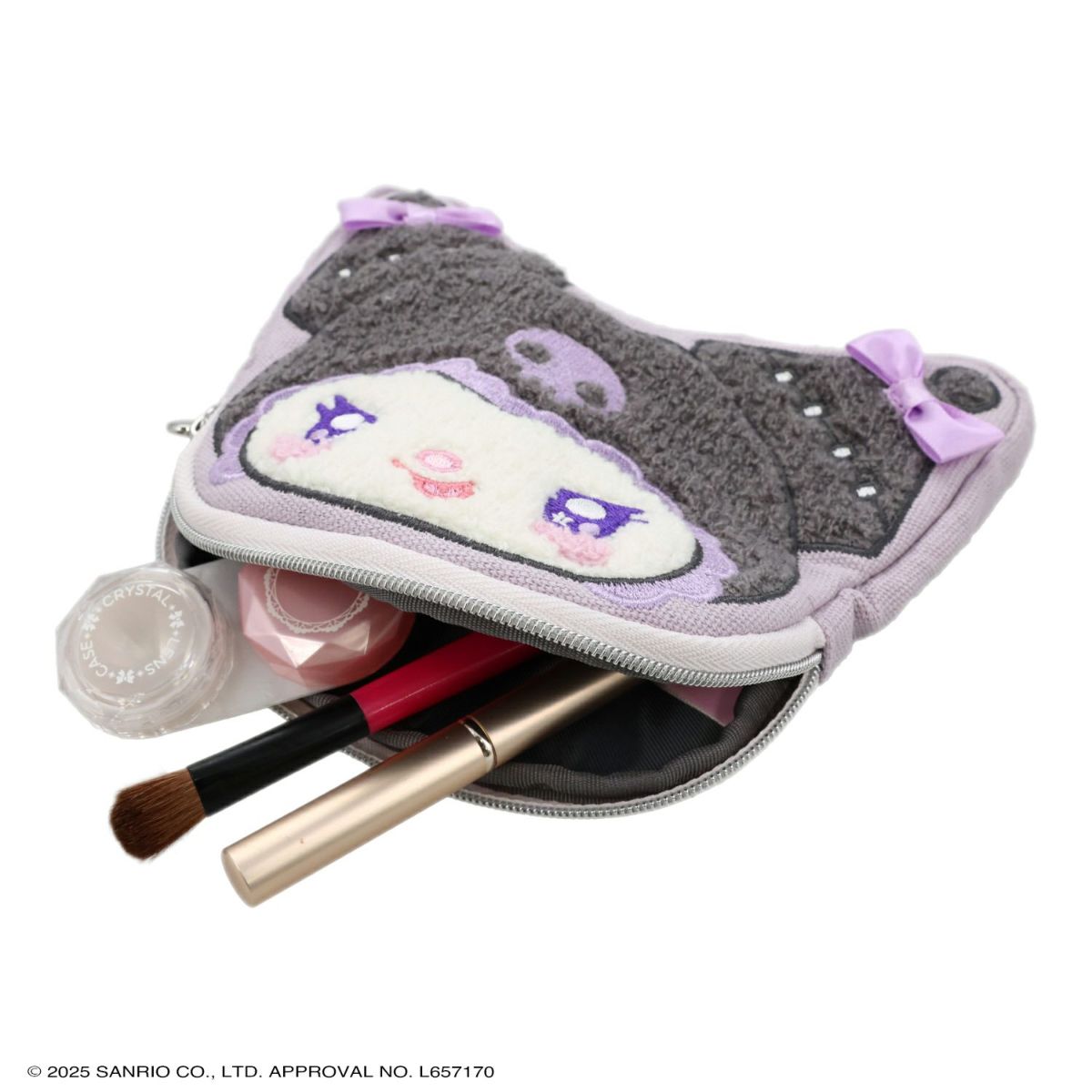 マイメロディ＆クロミ てんしとあくまシリーズ ダイカットサガラポーチ ＜クロミ＞