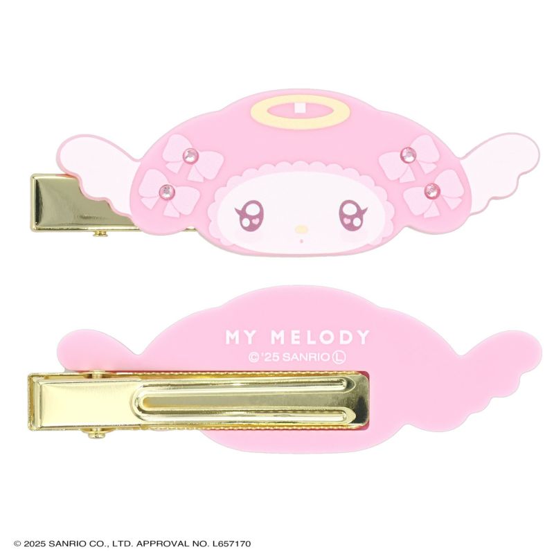 マイメロディ＆クロミ てんしとあくまシリーズ ヘアクリップ ＜マイメロディ＞