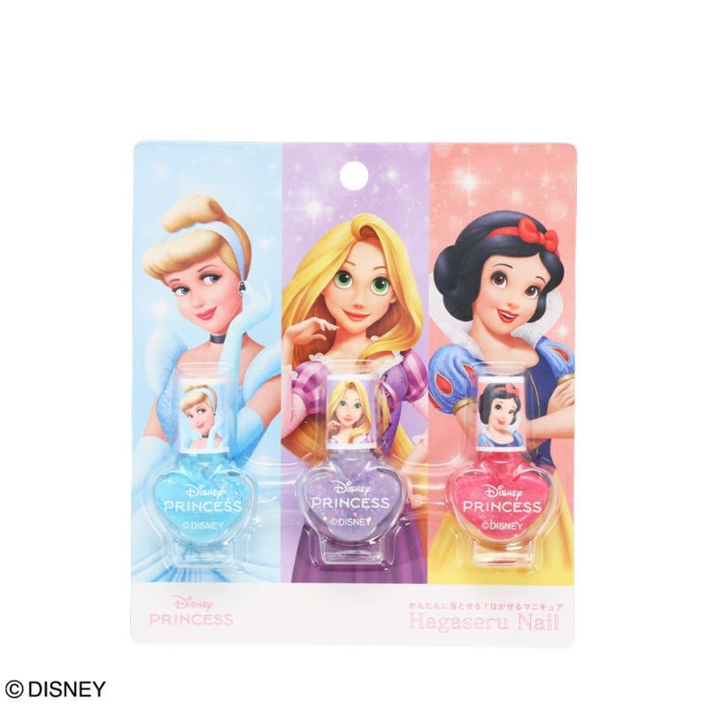 Disney キッズコスメシリーズ はがせるマニキュア3本セット ＜ ディズニープリンセス A＞