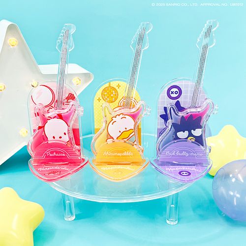 【ケース商品】(1箱 6個入) はぴたんぶい アクリルスタンド付き シークレットギターリップグロスパレットセット ＜ 全6種 ＞