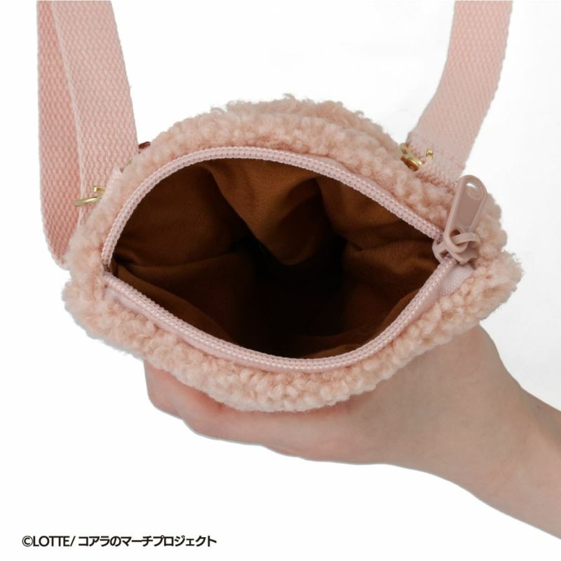LOTTE コアラのマーチ ボアショルダーポシェット ＜ ピンク ＞