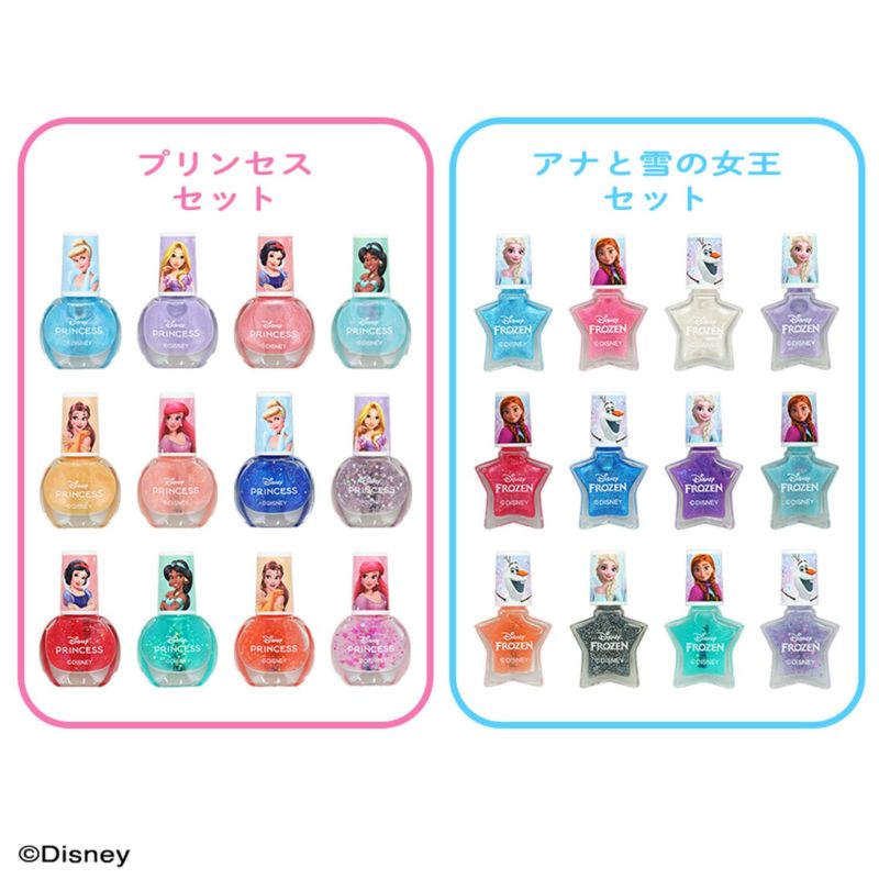 Disney はがせるマニキュア12色セット ＜ アナと雪の女王 ＞