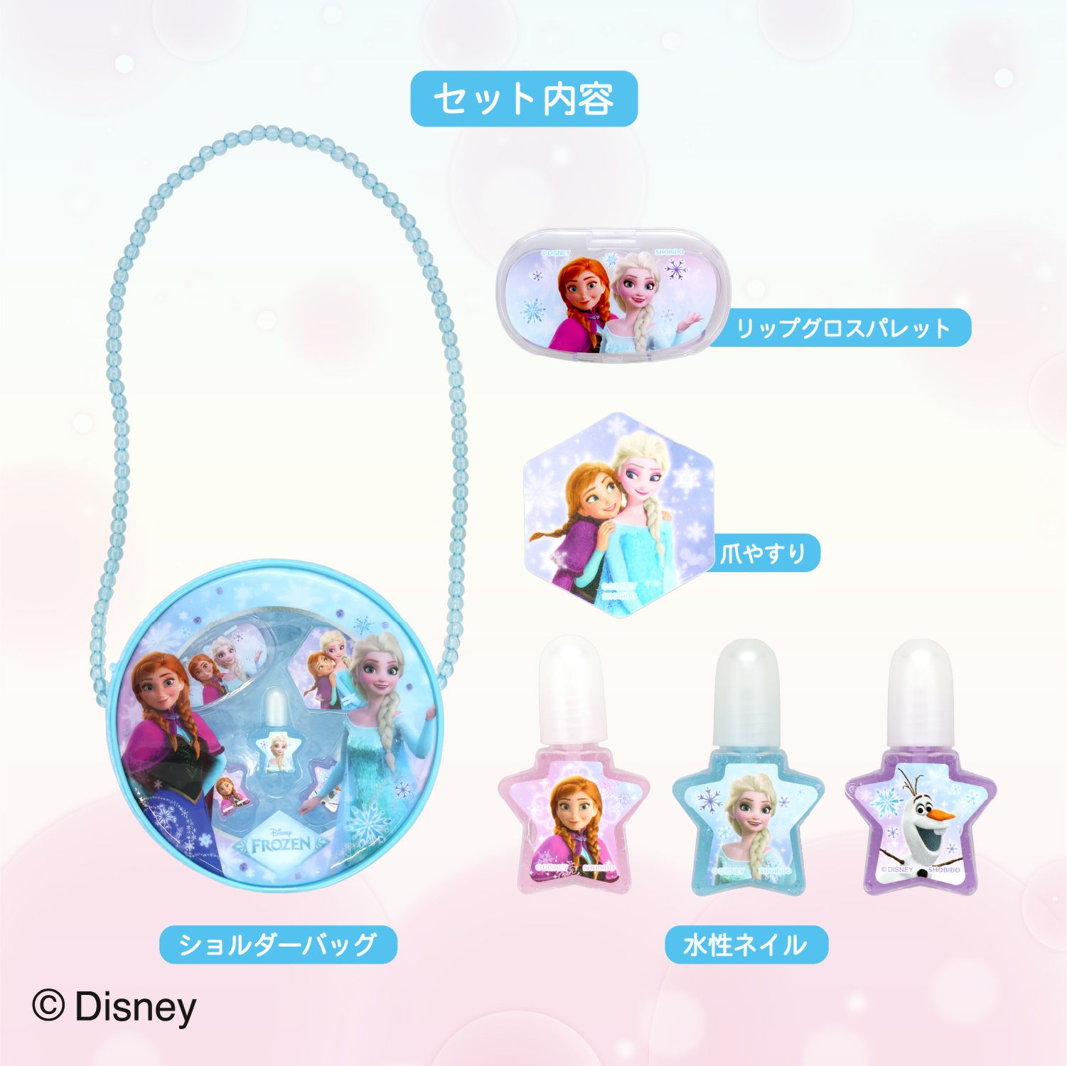 Disney ショルダーバッグコスメセット ＜ アナと雪の女王 ＞