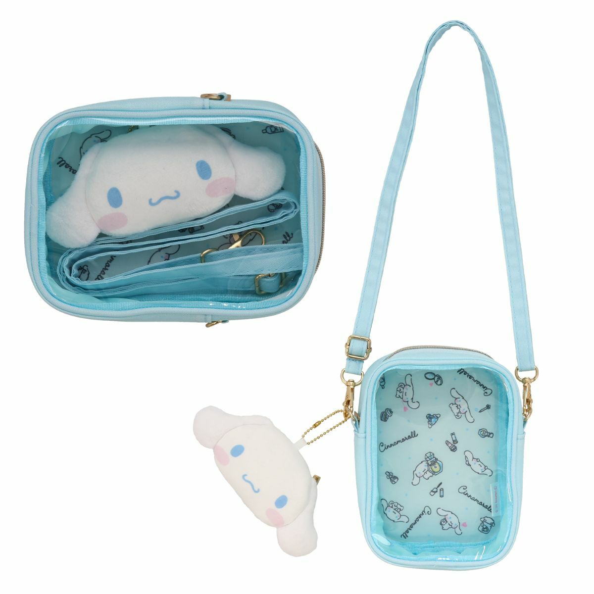 サンリオキャラクターズ ポーチ付きショルダーポシェット ＜シナモロール＞