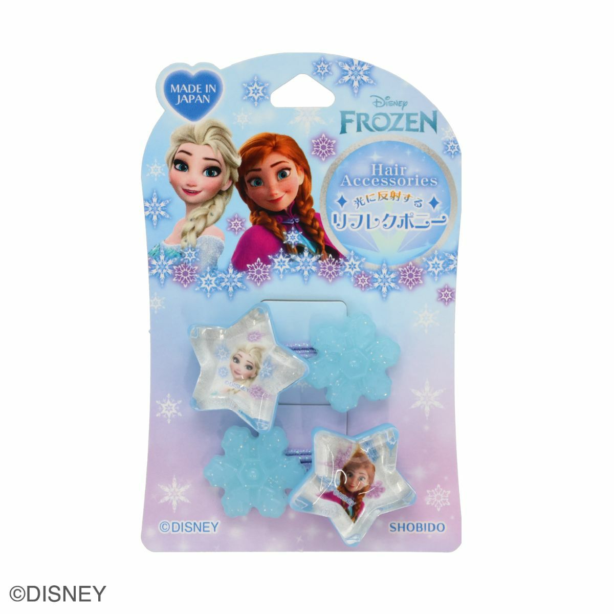 Disney ヘアゴム リフレクヘアポニー 星型 ＜ アナと雪の女王 ＞