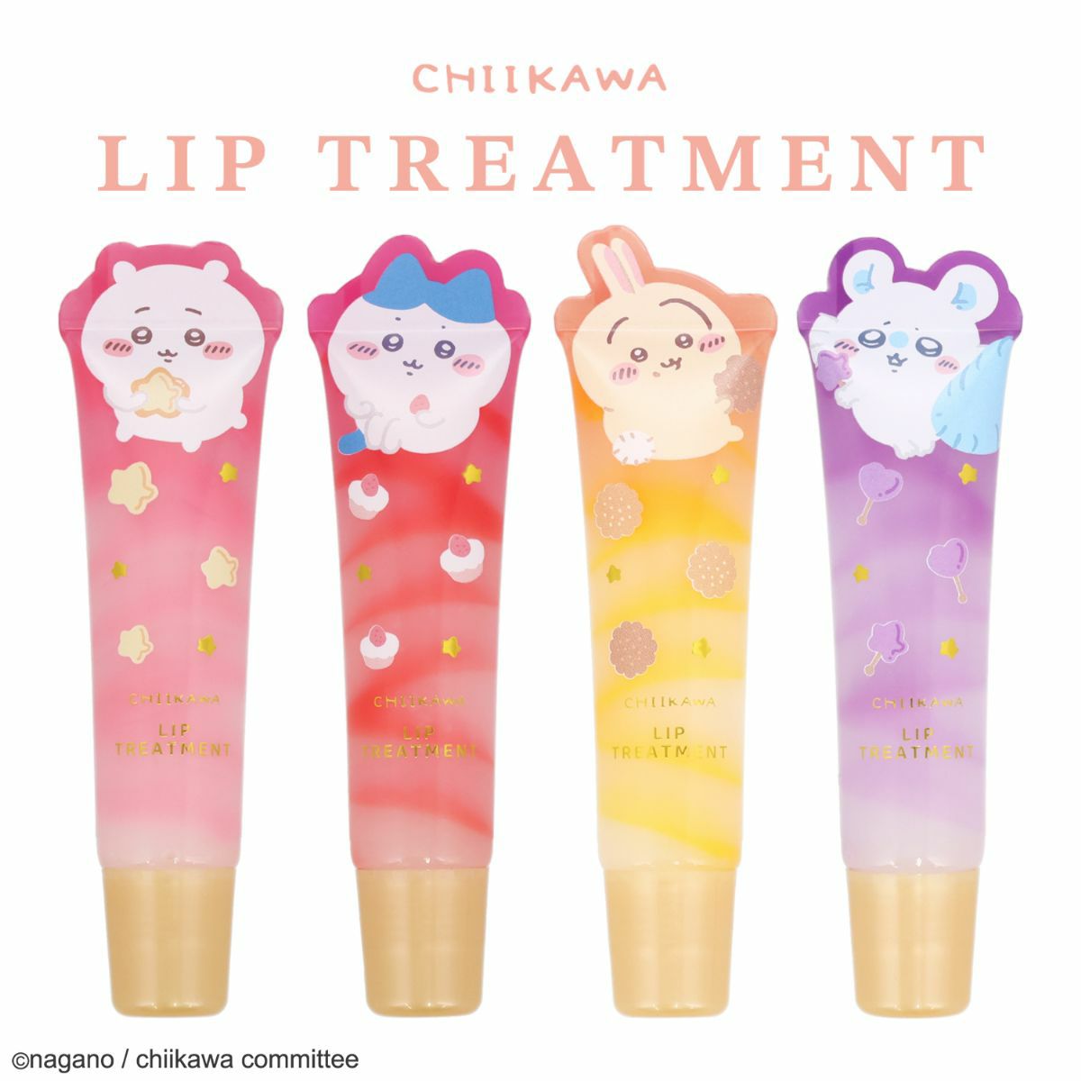 ちいかわ ダイカットコスメシリーズ リップトリートメント ＜ハチワレ＞
