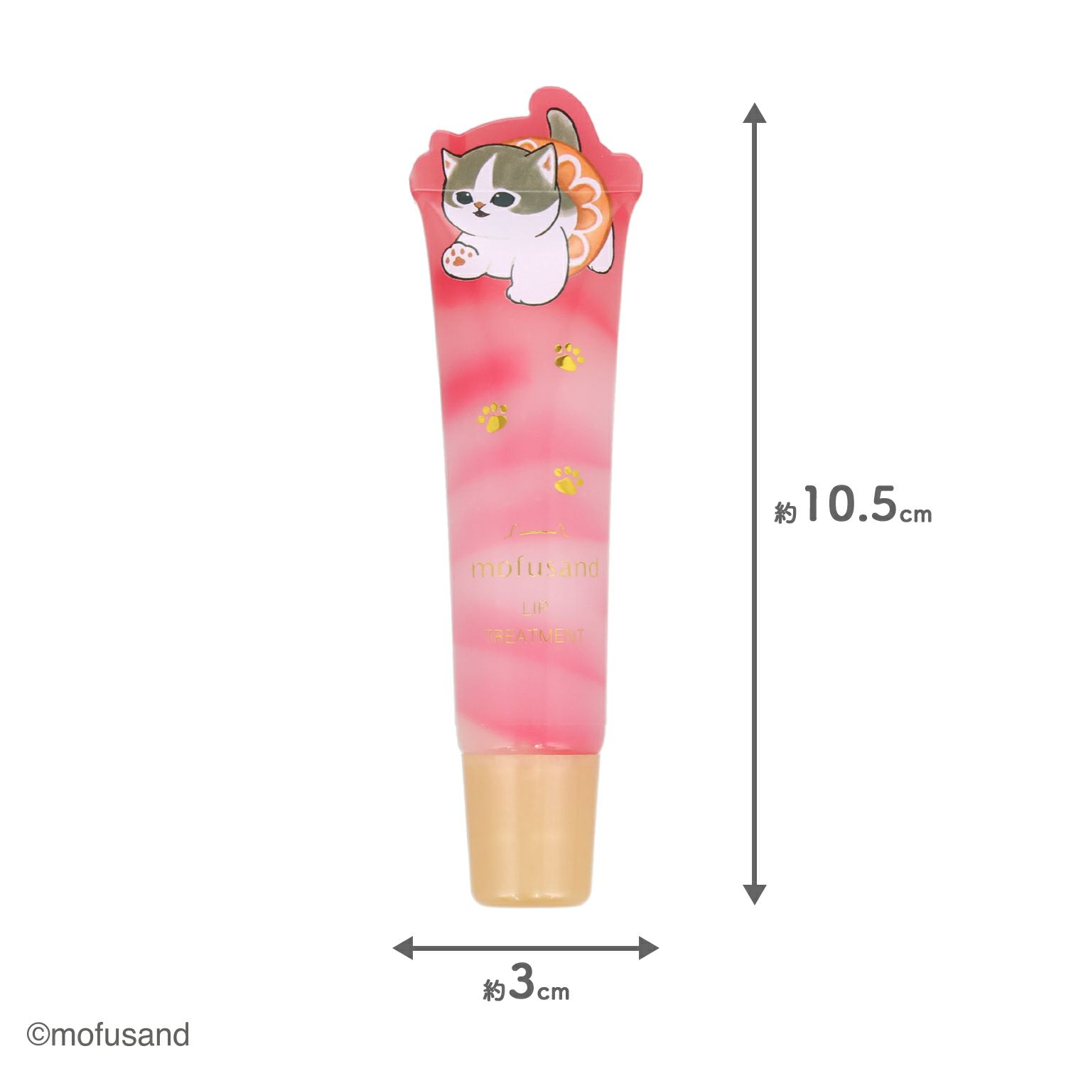 mofusand ダイカットコスメシリーズ リップトリートメント ＜チェリーピンク＞
