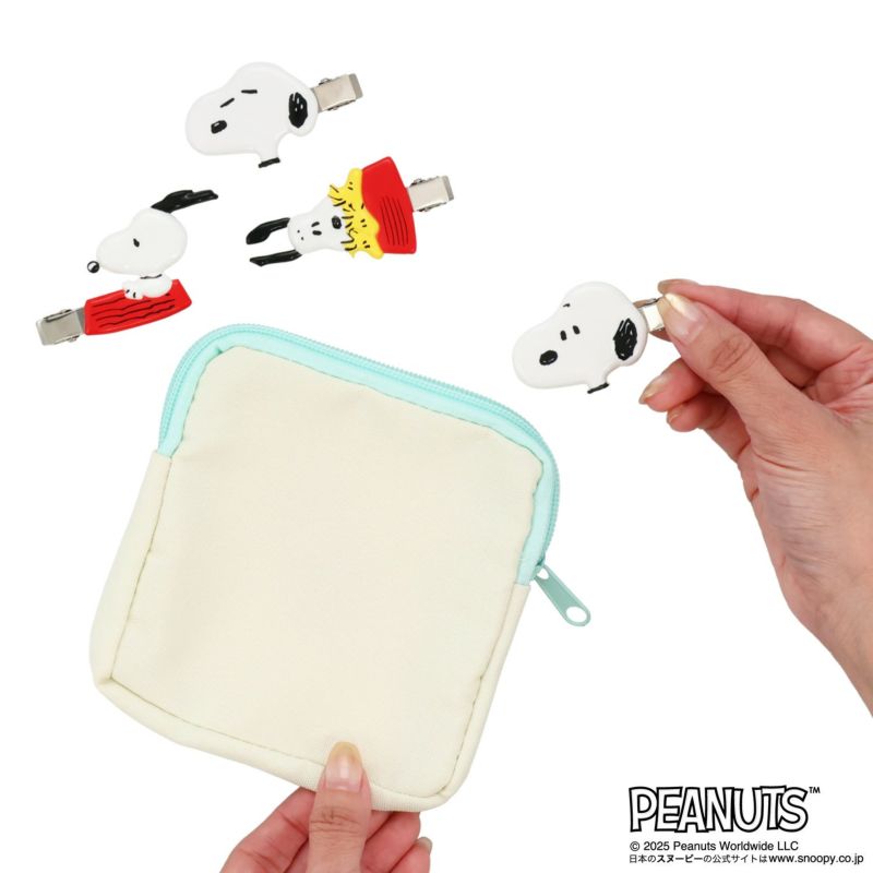 [PEANUTS] SNOOPY 前髪クリップ ＜C＞ 2個セット