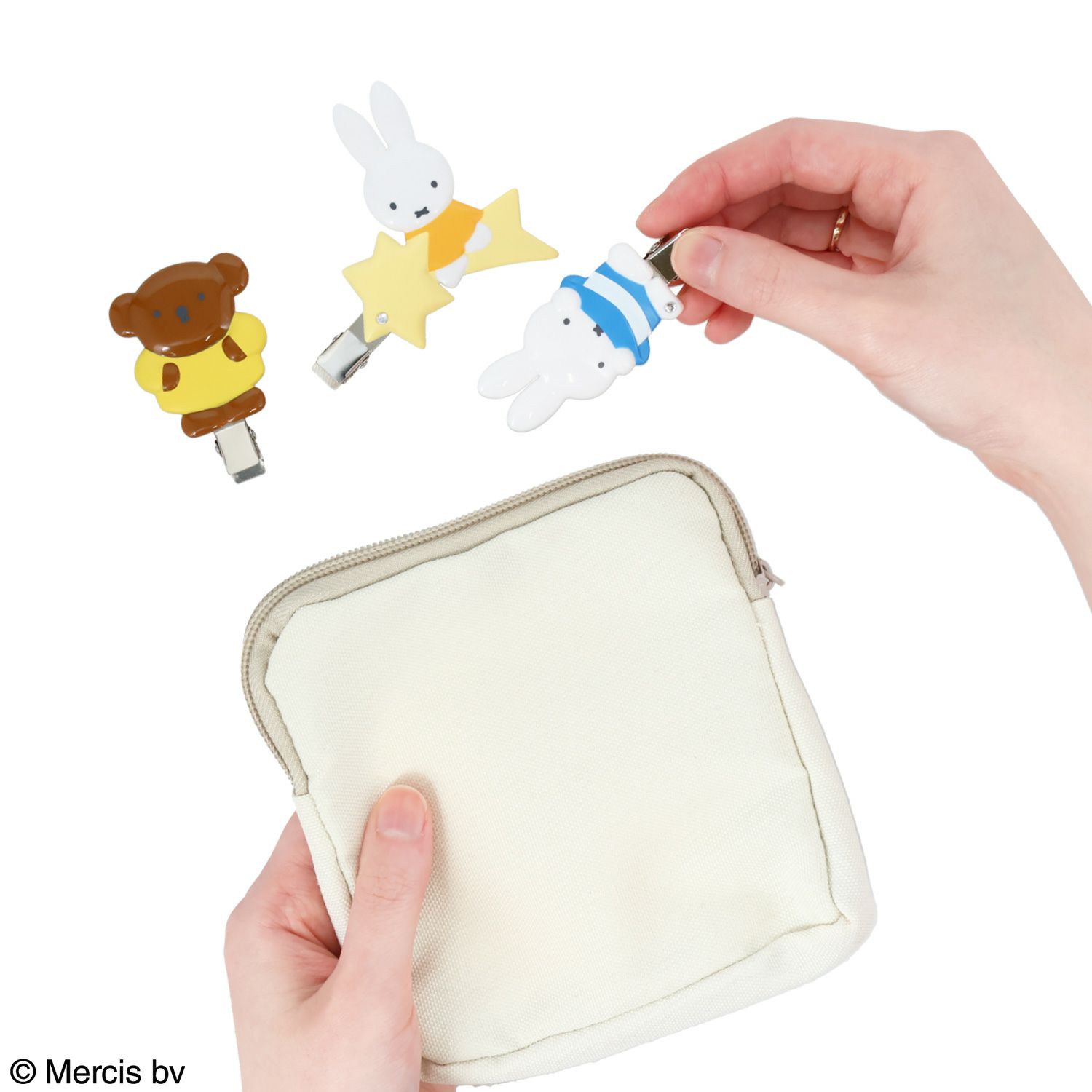 Dick Bruna 前髪クリップ ＜ミッフィー＆ボリス＞ 2個セット