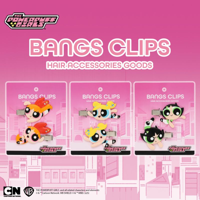 パワーパフ ガールズ 前髪クリップ ＜バターカップ＞ 2個セット