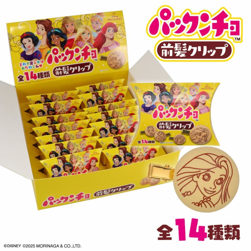 【ケース商品】【全14種セット】 ディズニープリンセス 森永製菓 パックンチョ マスコット付きセット
