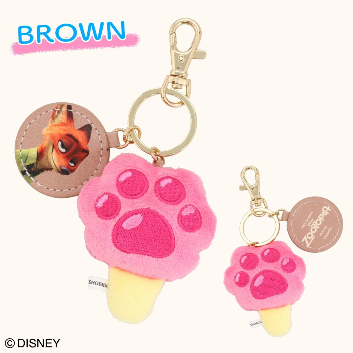 Disney ズートピア ファイナルフレームシリーズ ぬいぐるみチャーム ＜BROWN＞