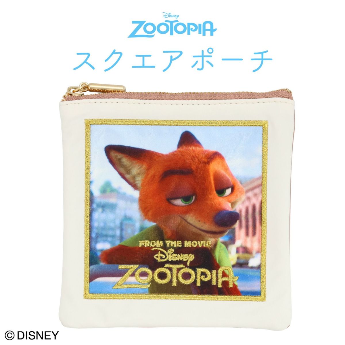 Disney ズートピア ファイナルフレームシリーズ スクエアポーチ ＜BROWN＞