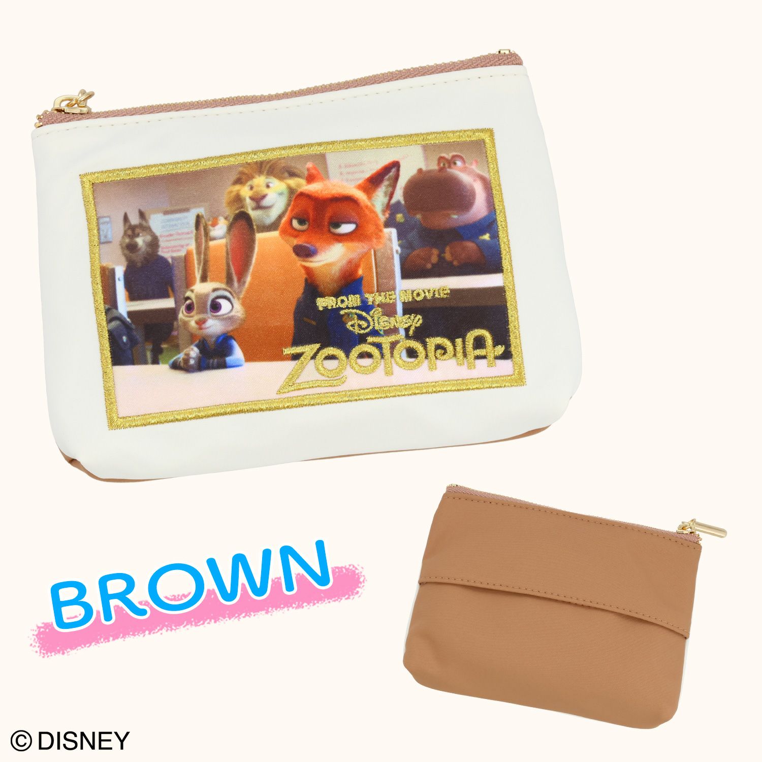 Disney ズートピア ファイナルフレームシリーズ ティッシュポーチ ＜BROWN＞