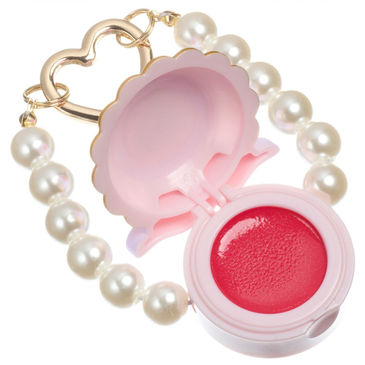 プチレシピ チャーム型リップ＆チーク ＜ピンク＞