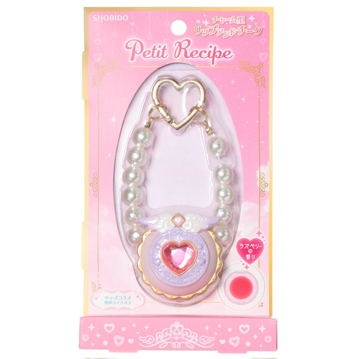 プチレシピ チャーム型リップ＆チーク ＜ピンク＞