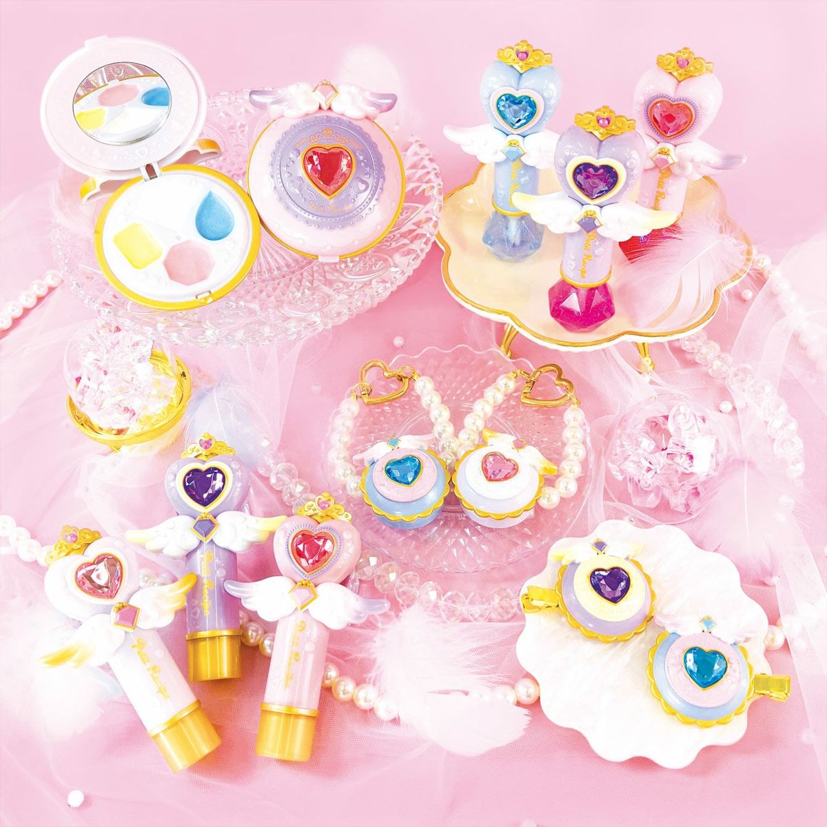 プチレシピ チャーム型リップ＆チーク ＜ピンク＞