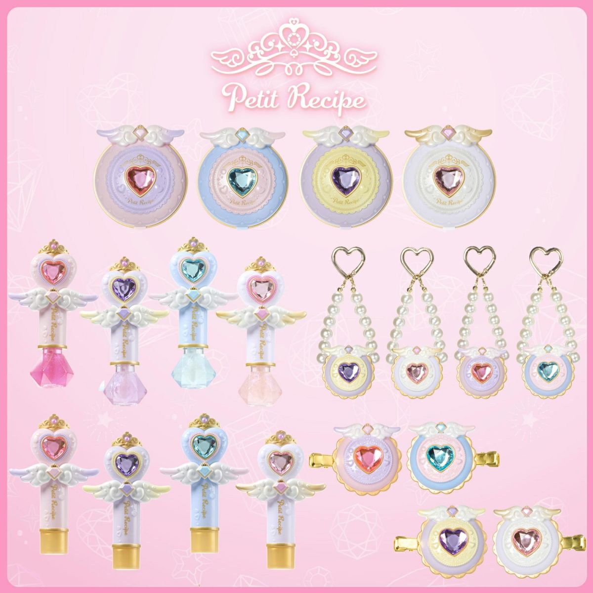 プチレシピ チャーム型リップ＆チーク ＜ピンク＞