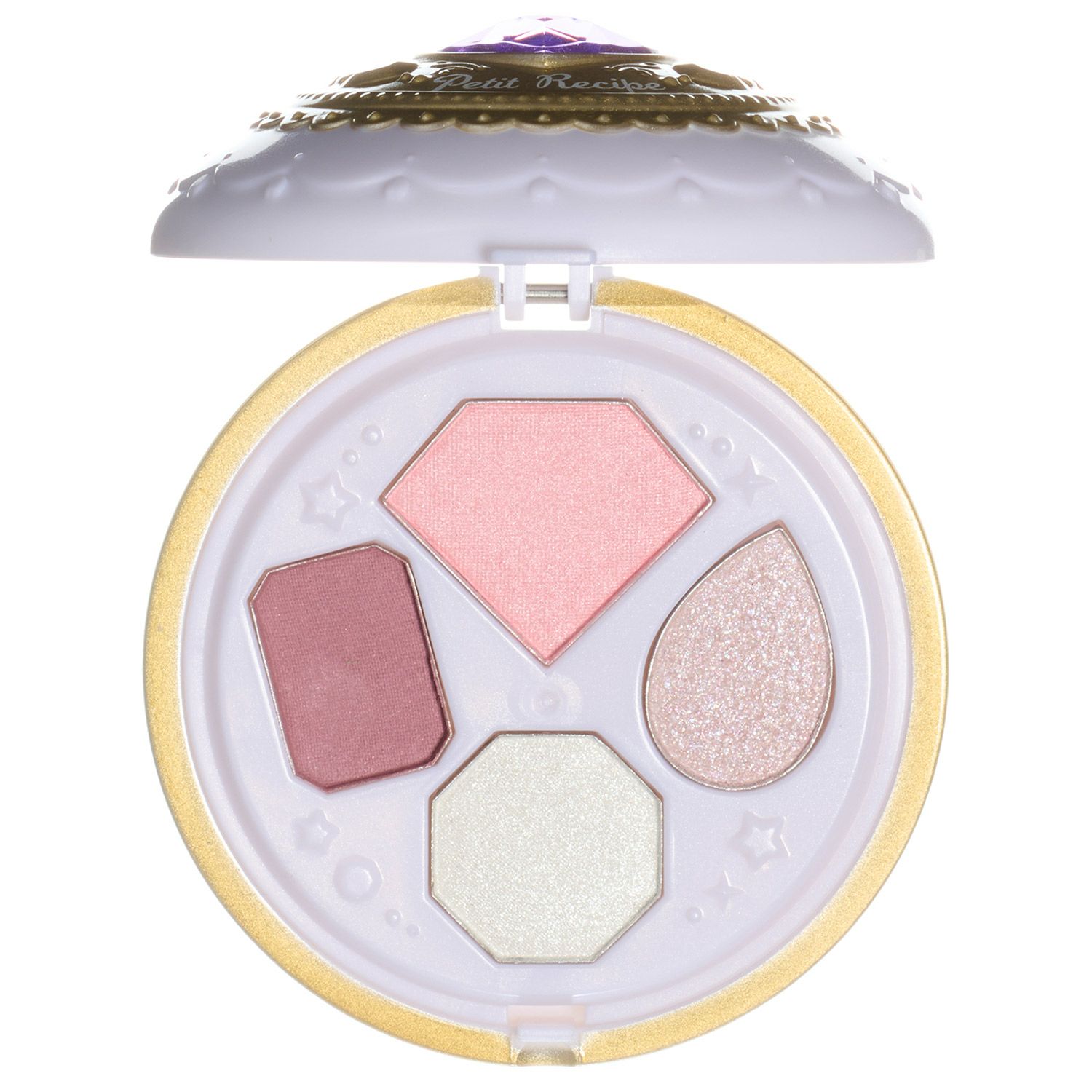 プチレシピ リボン メイクパレット ＜パープル＞