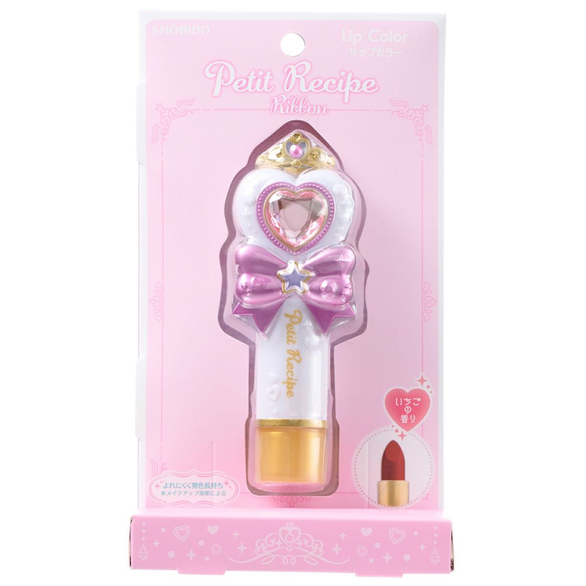 プチレシピ リボン リップ ＜ピンク＞
