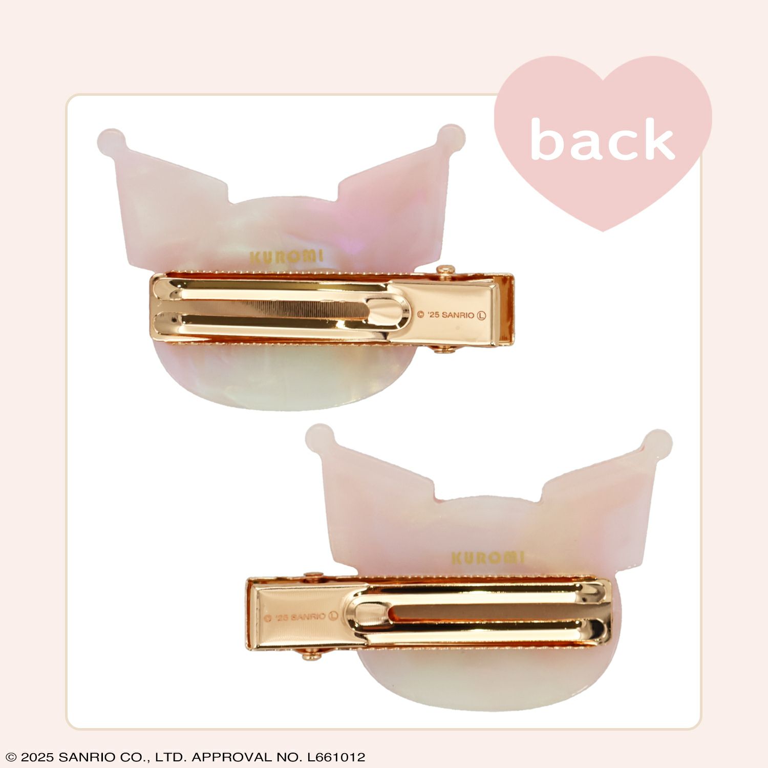 サンリオキャラクターズ Baby Pinkシリーズ ヘアクリップ ＜クロミ＞