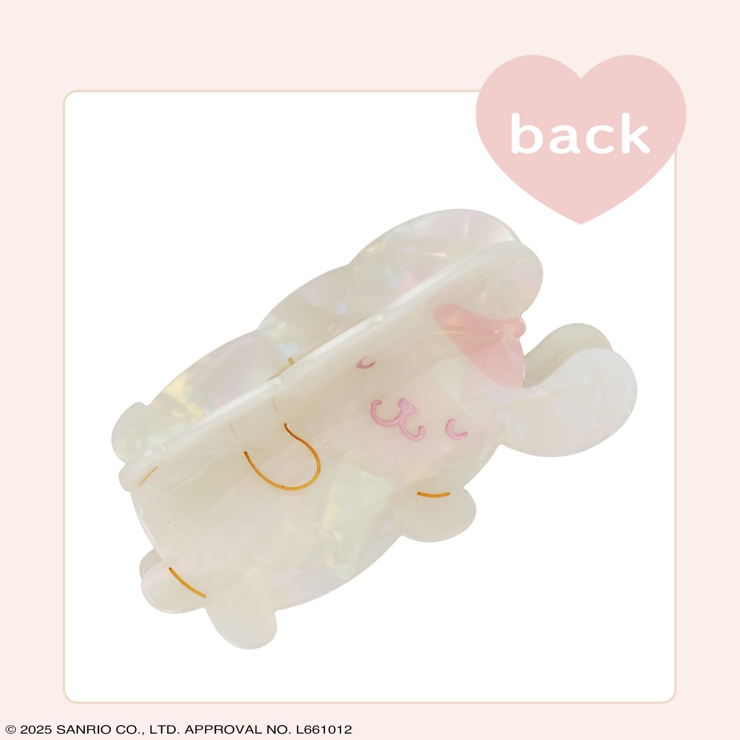 サンリオキャラクターズ Baby Pinkシリーズ バンスクリップ ＜ポムポムプリン＞