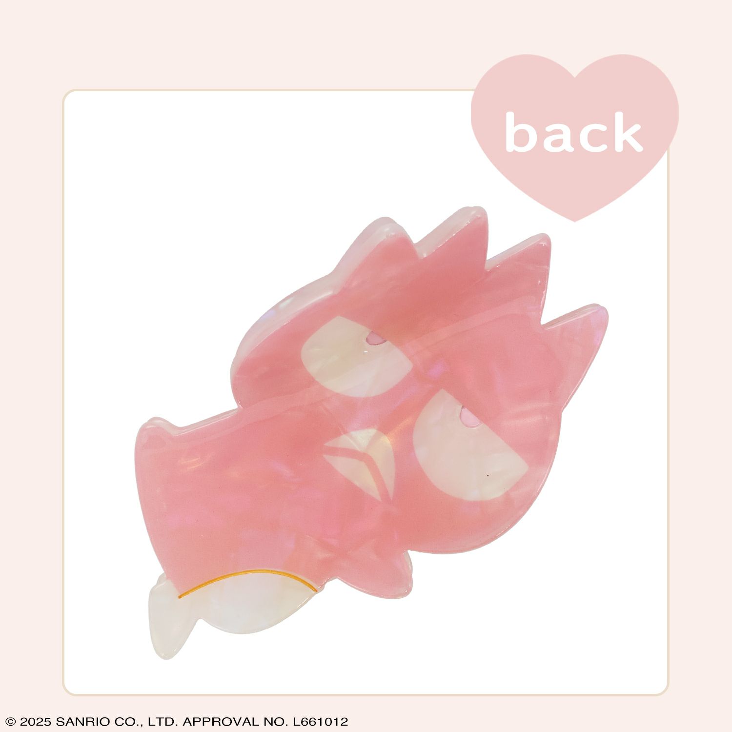 サンリオキャラクターズ Baby Pinkシリーズ バンスクリップ ＜バッドばつ丸＞