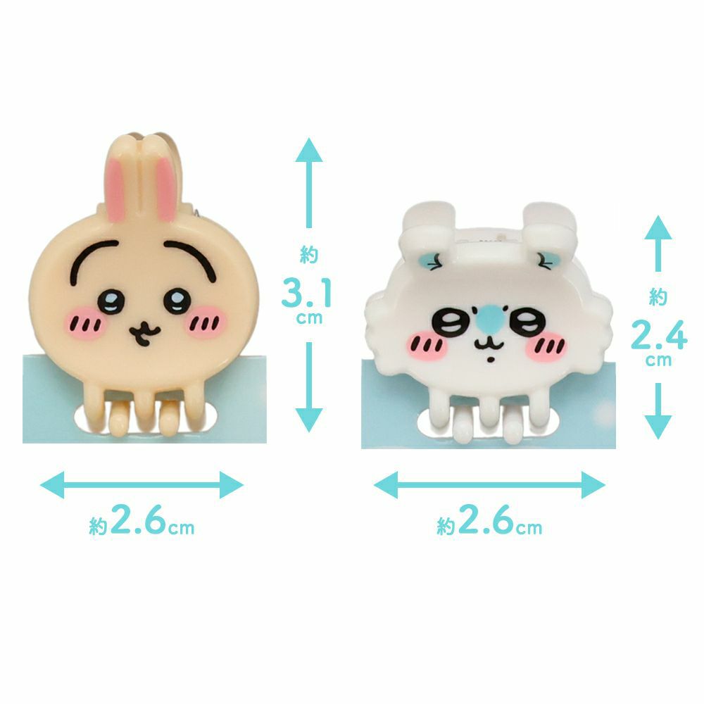 ちいかわ×サンリオ ペアブローチ(ちいかわ　ハチワレ　うさぎ　モモンガ)セット ちいかわ×サンリオ ペアブローチ(ちいかわ ハチワレ うさぎ モモンガ