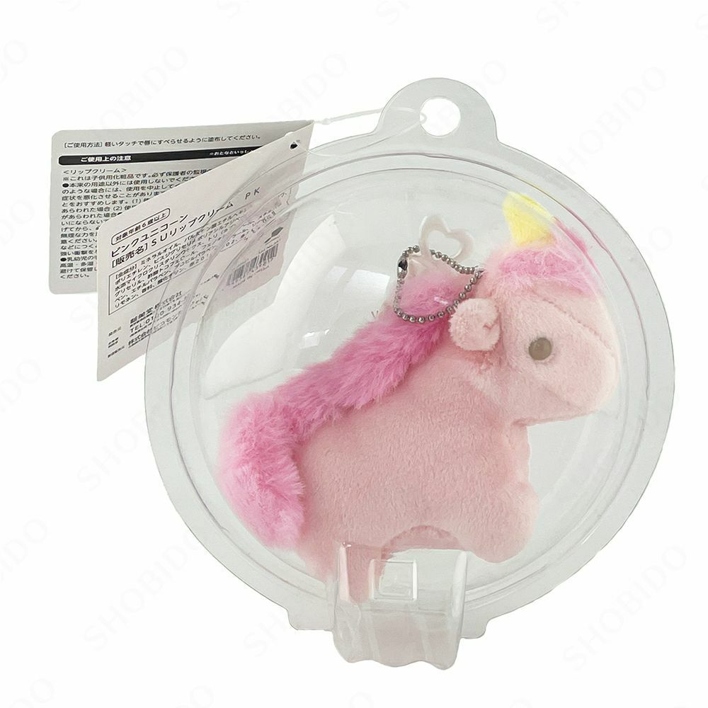 きらり.♡*.　babythree シークレット　ユニコーン　ぬいぐるみ シュガリーユニコーン ぬいぐるみ＆リップクリーム ＜ ピンク