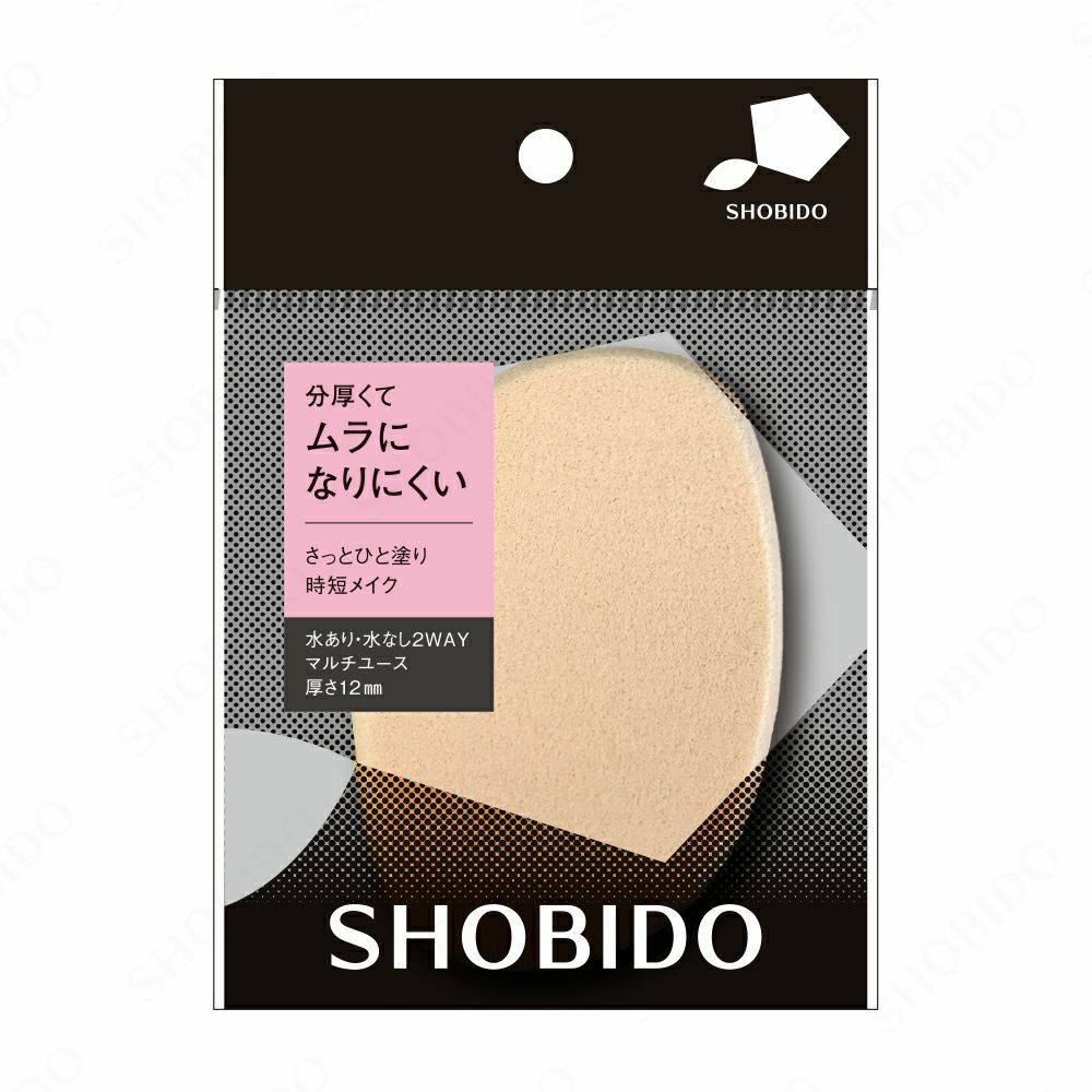 マルチユースパフ ＜大型タイプ/リキットタイプ＞ 1個入り （厚め 水