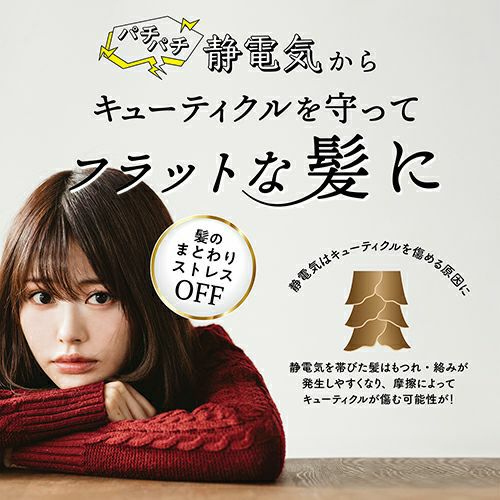 フラットヘア デタングルコーム ＜ シルバー/ブラック ＞ 粧美堂