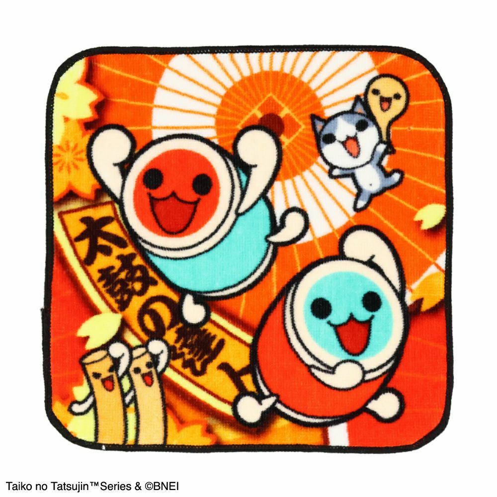 【超貴重】太鼓の達人　10周年記念タオル【非売品】 太鼓の達人 ミニタオル 3Pセット 3枚組 3枚セット どんちゃん